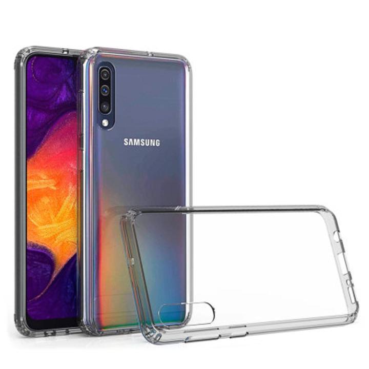Samsung Galaxy A30S Soft Shock Proof Jelly Back Cover Transparent