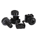50Pcs M6x16mm Rack Mount Screw Cage Nut and Nuts & Washers for Rack Mount Server Cabinet. 