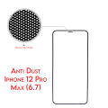 Apple iphone 12 Pro Max - Youksh Anti Dust Glass Protector With Installation kit. 