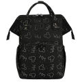 Disney Mickey New Diaper Bag Backpack Cartoon Fashion Pregnant Women's Bag Large Capacity Multi functional USB Baby Diaper Bag. 