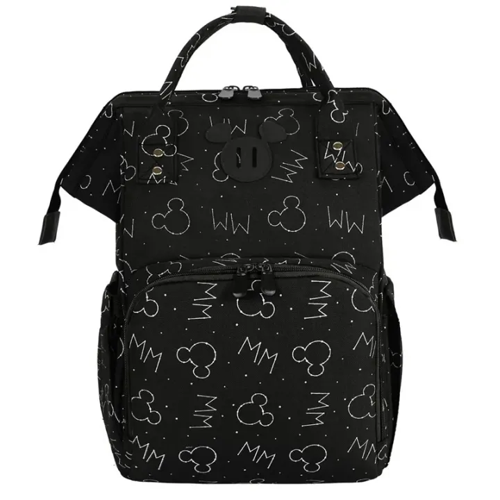 Disney%20Mickey%20New%20Diaper%20Bag%20Backpack%20Cartoon%20Fashion%20Pregnant%20Women's%20Bag%20Large%20Capacity%20Multi%20functional%20USB%20Baby%20Diaper%20Bag%20-%20Image%205