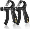 Hand Gripper With Rubber Grip Adjustable Resistance Automatic Counting Non-Slip Hand Grip Strength Trainer Fingers Wrist Forearm Exerciser Workout Gear Home Gym Exercise Equipment Hand Gripper 5-60KG Automatic Non-Slip Hand Strengthen. 