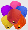 Sky Lantern Pack Of 5 | Paper Sky Lanterns For Functions | Sky Lanterns In MultiColors | Eco-Freindly Sky Lanterns | Sky Lanterns For Functions | Birthday Parties, Bridal Showers, Weddings, Baby Showers, and even Celebrations of Life Events.. 
