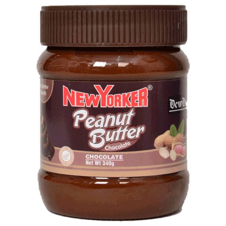 DewDrop NewYorker Peanut Buttèr Chocolate Spread 340 g Jar