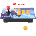 Arcade Fight Stick Controller for PS4, Xbox 360 & PC – Wired & Wireless | 6-Button USB Joystick for MAME, NEOGEO & Retro Gaming. 