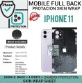 APPLE IPHONE 11 FULL BACK 360 premium Protection Skin Wrap full cover Premium Quality sheet Apple iphone 11. 