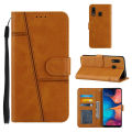 Phone Case for Samsung Galaxy A20 - PU Leather Case - Card Slot Design. 