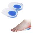 Silicone Gel Heel pad Cups by Blue Dotz - Shoe Inserts for heel pain (Large Women's 10.5+ Men's 9-13). 
