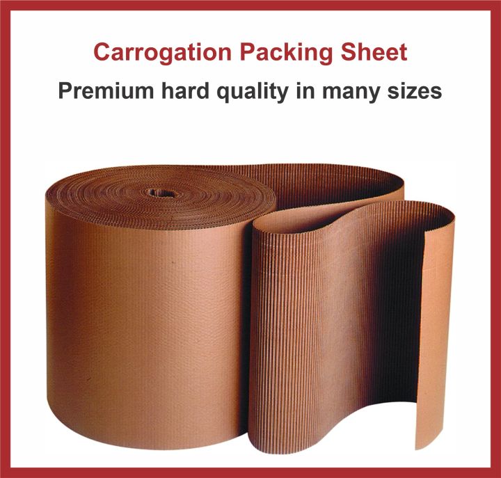 Packing material corrugated roll corrugated Sheet Wrapping paper cardboard sheet 2.5 feet