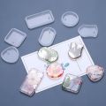 DIY Keychain Pendant Silicone Mold Set Crystal Epoxy Making Mold. 