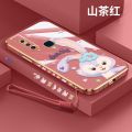 Casing for Vivo V15 Vivo 1819 Phone case new design stellalou electroplating soft shell straight edge non-slip dirt-resistant with free lanyard. 