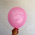 ITS A GIRL LATEX BALLOONS PACK ( PACK OF 50 BALLOONS ). 
