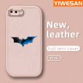 YIWESAN For iPhone 7 Plus iPhone 8 Plus Case Fashion Simple Boy Thin Leather Soft Full Lens Back Cover Camera Protect Cases Shockproof Casing. 
