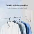 Hot Retractable Clothes Wall Hanger Indoor and Outdoor Wall Mounted Clothes Dryer Steel Wire Magic Drying Rack Balcony Bathroom Invisible Clothesline. 