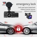 SMART F6 3 CHANNELS WIFI 4K ULTRA HD DASH CAM WITH 5G WIFI6 AND GPS SUPPORT FRONT REAR CABIN CAR CAMERA NIGHT VISION LOOP RECORDING PARKING MONITOR G SENSOR VEHICLE DVR RECORDER. 