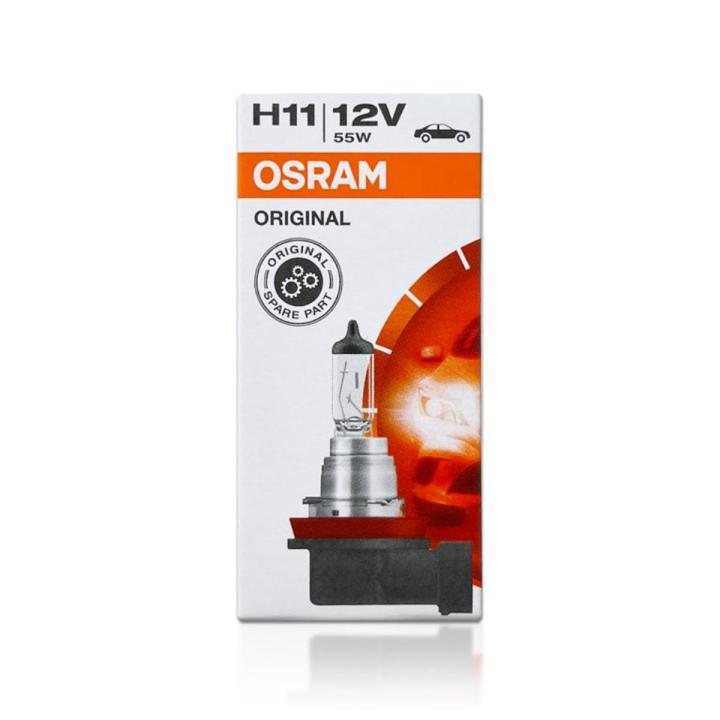 Osram H11 Halogen Headlight bulb - 12V 55W + (Long Life) Made in Germany |Genuine and High Quality Headlight Lamp 1PCS