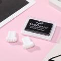 Ink Pad Ink Stamp Pad for DIY Craft Rubber Self Inking Roller Stamps Stationery Album for Scrapbooking Paper Decoration. 