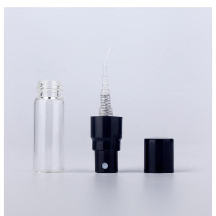 1 pcs empty 3ml Clear Glass Spray Bottle Refillable Clear Mini Perfume Spray Bottles Mini Portable Glass Perfume Bottle Travel Size Empty Perfume Glass Spray Bottles