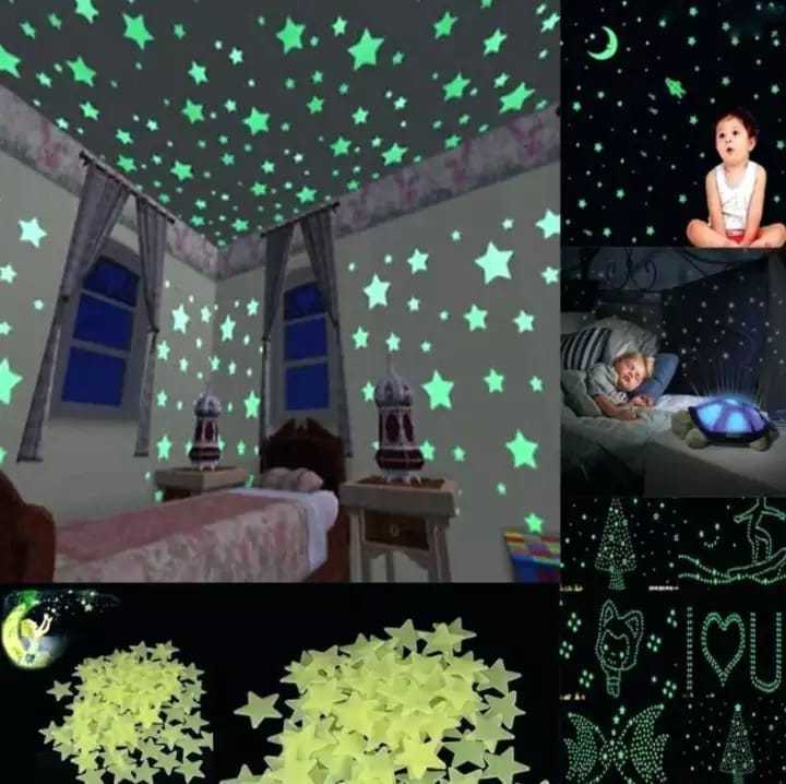 100pcs%20Star%20Wall%20Stickers%20For%20Kids%20Rooms%20Boys%20Girls%20Children%20Bedroom%20Home%20Decor%20Wallpaper%20-%20Image%203