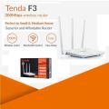 Tenda F3 Wifi Router (New Box Packed) -Tenda F3 300Mbps 3 Antenna Wireless Router. 