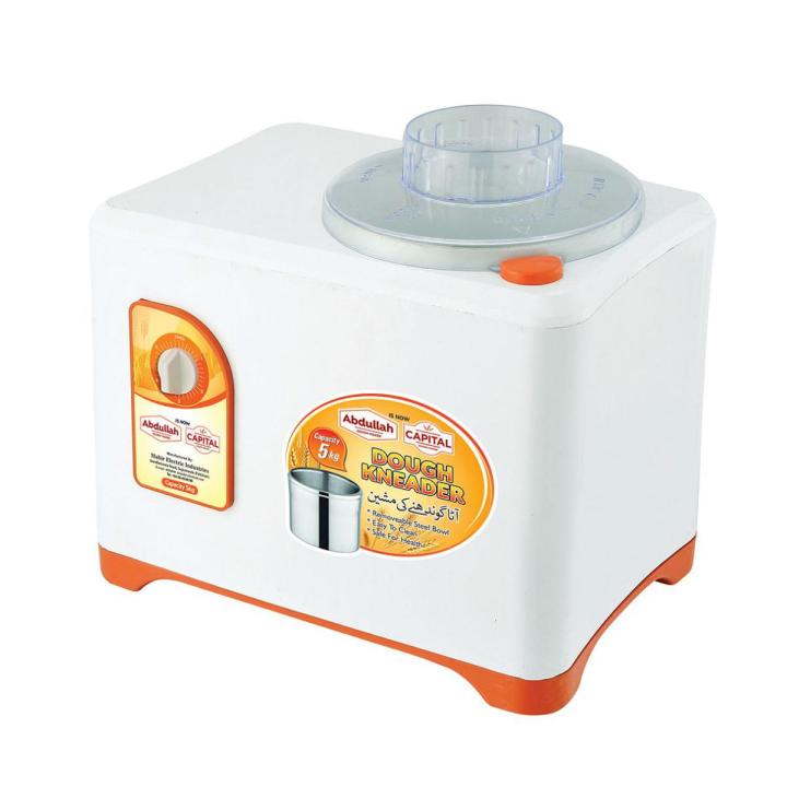 Abdullah Capital Deluxe Dough Maker Machine Latest Model- Flour Kneader Machine - AE-221A - Ata gondnay wali machine - 5kg Capacity - 2 Years Brand WARRANTY - White
