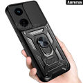 Phone cover For infinix Note 40 case shell Camera Lens Protector Shockproof Armor Iron Metal Car Ring Kickstand Bracket For infinix Note 40 Pro Plus Cases Housing. 