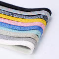 1Pair Fashion Glitter Shoelaces Colorful Flat Shoe laces for Athletic Running Sneakers Shoes Boot 1CM Width Shoelace Strings. 
