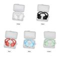 Swimming Ear Plugs Soft Silicone Earplugs - blue. 