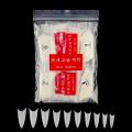 500Pcs French Nail Tips Transparent Nail Extension Ballerina Stiletto Triangle For Nails Half Nail Art False Acrylic Nail Tips. 