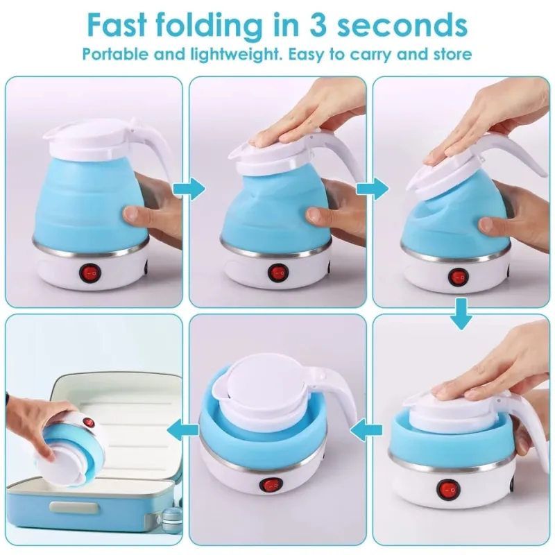 Fast Water Boiling 600 ml Portable Kettle Travel