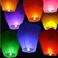 Pack of 5 Sky Lanterns, Air Balloon light, Special Effect on Birthday, Wedding, Bridals, Anniversary and Farewell Party, Candle lamp, fire balloons. 