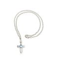 Fairy Tail Gray Fullbuster Choker Necklace Fashion Blue Anime Crystal Cross Pendant Necklace Cosplay Jewelry For Men Women Gifts. 