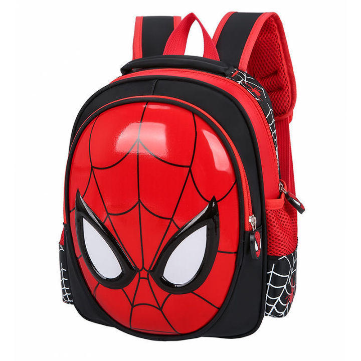 Kindergarten Backpack Baby Boy Trendy Bag3-5-6Year-Old Small Class Boy Cute Little Children Spider Children Schoolbag