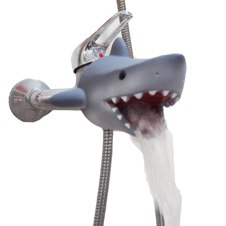 Cartoon Faucet Extender Washbasin Bath Spout Cover Cute Animal Toy Faucet Cover Bath Safety Fun for Kids Children FPing