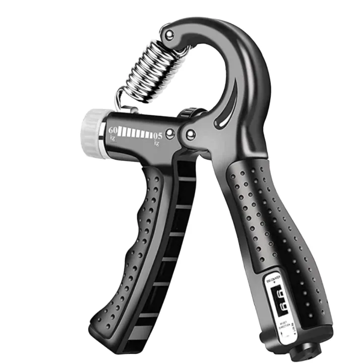 GM counter Hand Grip Strengthener Adjustable 5 60 Kg Hand Gripper with Counter Adjustable Hand Grip