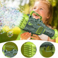 Petrella 32-Hole Bubble Gun Bazooka – Automatic Bubble Blower Machine for Kids | Fun Outdoor Toy, TikTok Trend Gift for Ages 3–12. 