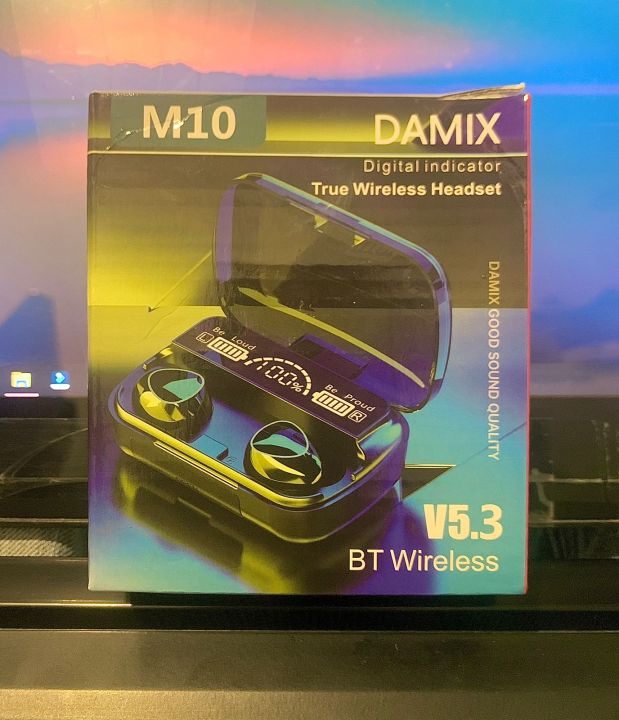 M10 TWS Bluetooth 5.3 Earbuds Original \ M10 Damix Earbuds Headphones \ Wireless Earphones \ Sports Water proof Earbuds Headsets
