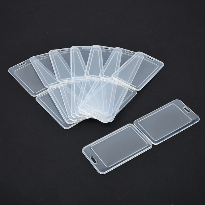 Transparent Card cover Compact Student's Waterproof Bus card holder  case for Business Office School Travelling Daily use