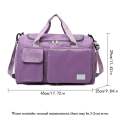 Travel Bag Double Zipper Expansion Bag Large Female Bag Fashion New Luggage Bag Double Layer Expandable Travel Bag. 