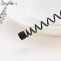 Black Metal Sports Hairband Headband Wave Alice Style Hair band Unisex Men Women. 