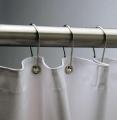 Silver Metal Shower Curtain Style Hanging Clip Chain Hooks for Sorting & Organizing, Window Arts & Crafts Display, DIY Key Hangers. 