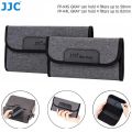 JJC 4 Slots Foldable Filter Pouch Case 40.5mm-82mm ND CPL UV Filter Wallet Camera Lens Filter Storage. 