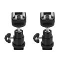 Lcd Monitor Adapter Hot Shoe Cold Shoe Base With 1/4 Inch Female Hole. 