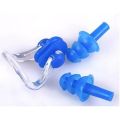 Swimming Silicone Nose Clip With Ear Plugs – Radom Color. 