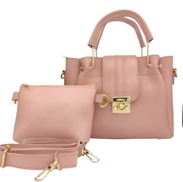 Ladies%20Soft%20PU%20Leather%20Handbag%20with%20Small%20Carry%20Pouch%20and%20Adjustable%20Shoulder%20Strap%20-%20Image%203