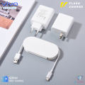 Vivo Original i44W Flash Adapter With 4A USB A to Type C Data Cable | Vivo 44W Super Fast  Dual Engine Charging Adapter Original | Vivo 44w Flash Charger price | Vivo 44W Flash Chager for Vivo_V20 Se V19 V20 V23 V23e V21 V21e V17 Pro X50 Pro X60. 