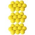 30pcs Yellow Soft Elastic Indoor Practice PU Golf Ball. 