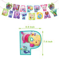 Gabby Dollhouse Party Decorations Balloons Cat Theme Set Supply Happy Birthday Decor Gabbys Doll house Figure Toys for Children. 