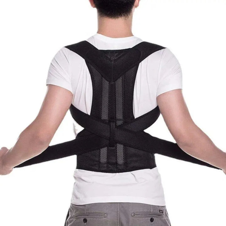 Back Pain Relief Posture Corrector Belt | Adjustable Back & Shoulder Support for Better Posture, Lower & Upper Back Pain