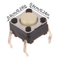 5Pcs 6*6*4.3mm Light Touch Switch Micro Switch Mouse Push Button Tactile for Logitech G300 G402 G600 G602 M210 M215 M325 M557 Eatop. 